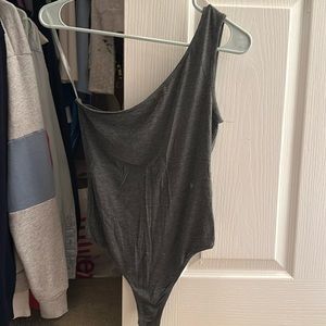 L.A Hearts Charcoal bodysuit